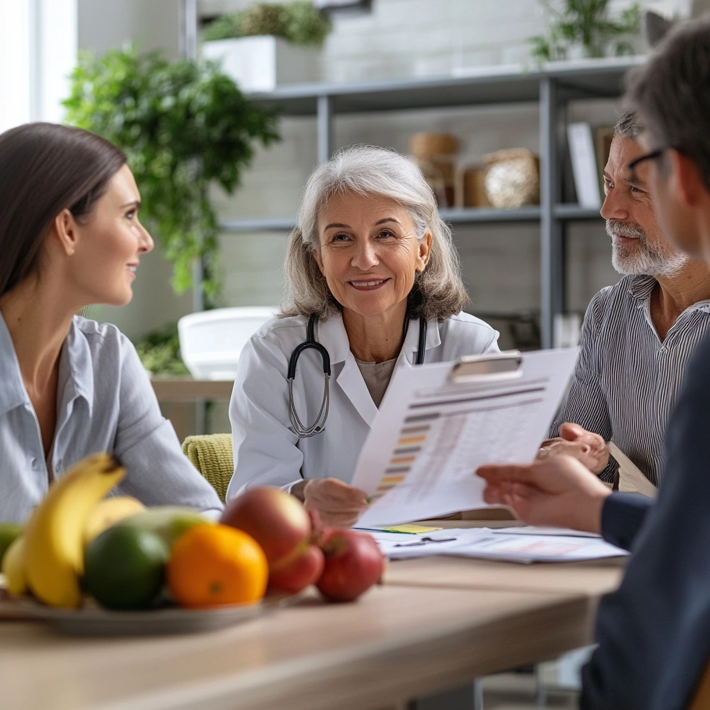 Команда дієтологів plunvareth консультує клієнта